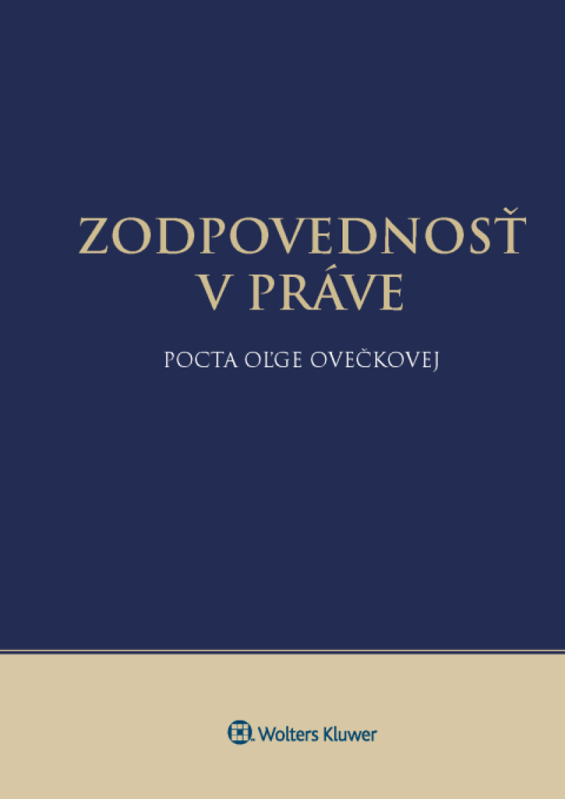 Zodpovednosť v práve, pocta Oľge Ovečkovej