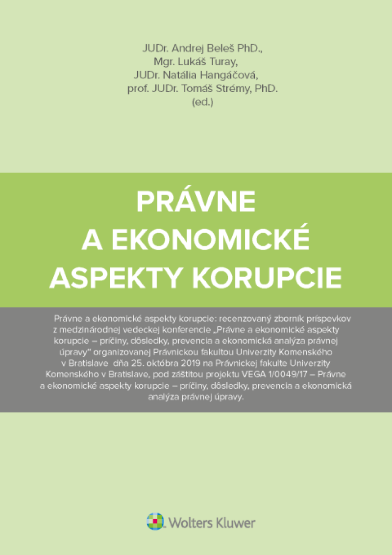 Právne a ekonomické aspekty korupcie