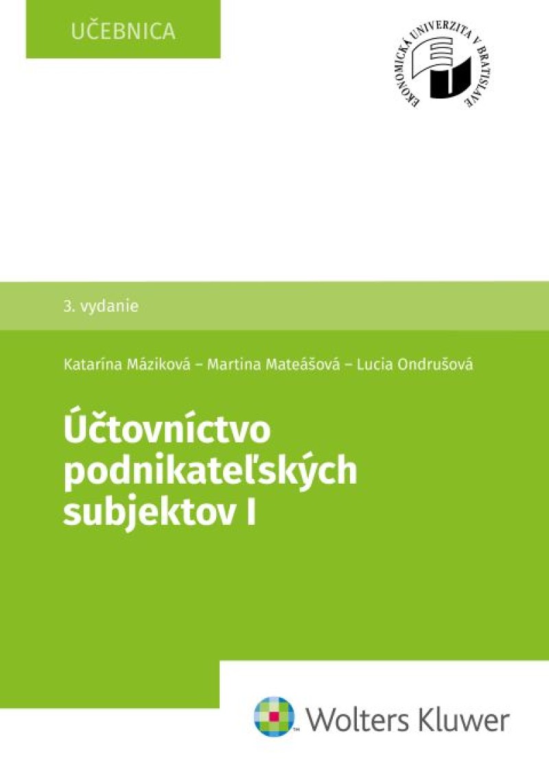 Účtovníctvo podnikateľských subjektov I, 3. vydanie
