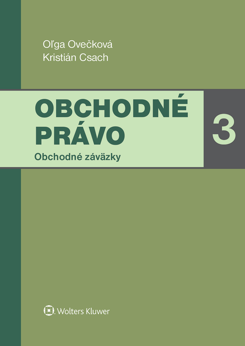 Obchodné právo 3. Obchodné záväzky