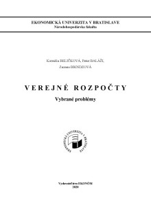 Verejné  rozpočty - vybrané problémy