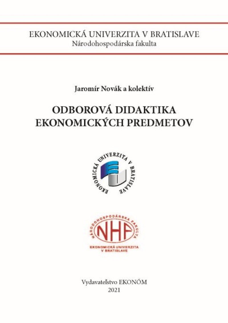ODBOROVÁ DIDAKTIKA EKONOMICKÝCH PREDMETOV