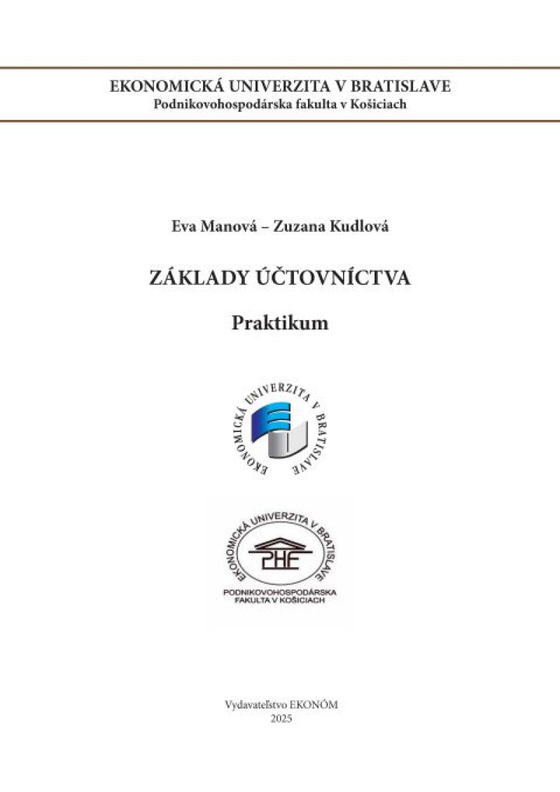 Základy účtovníctva Praktikum